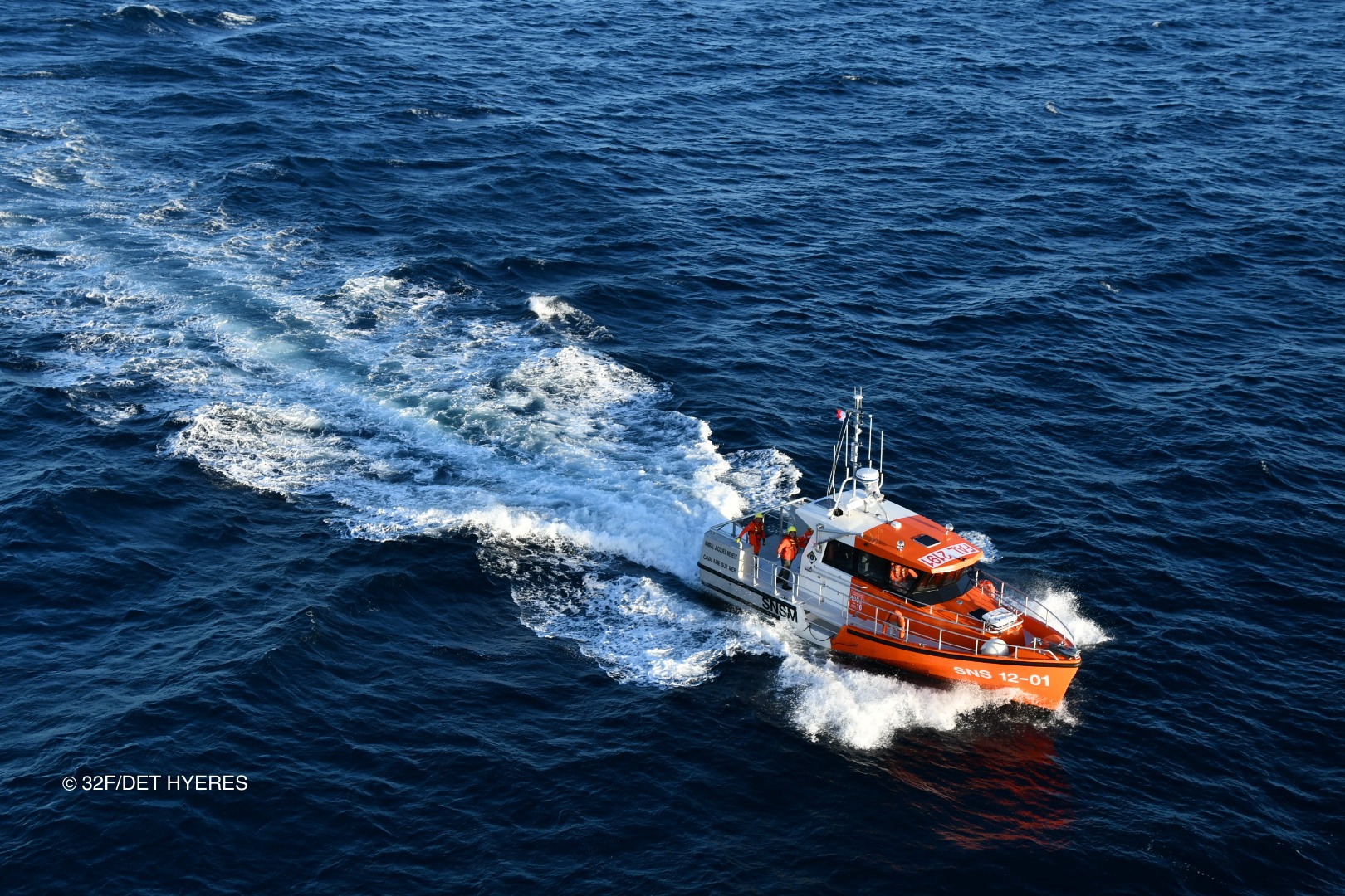 La vedette de sauvetage de la station de Cavalaire