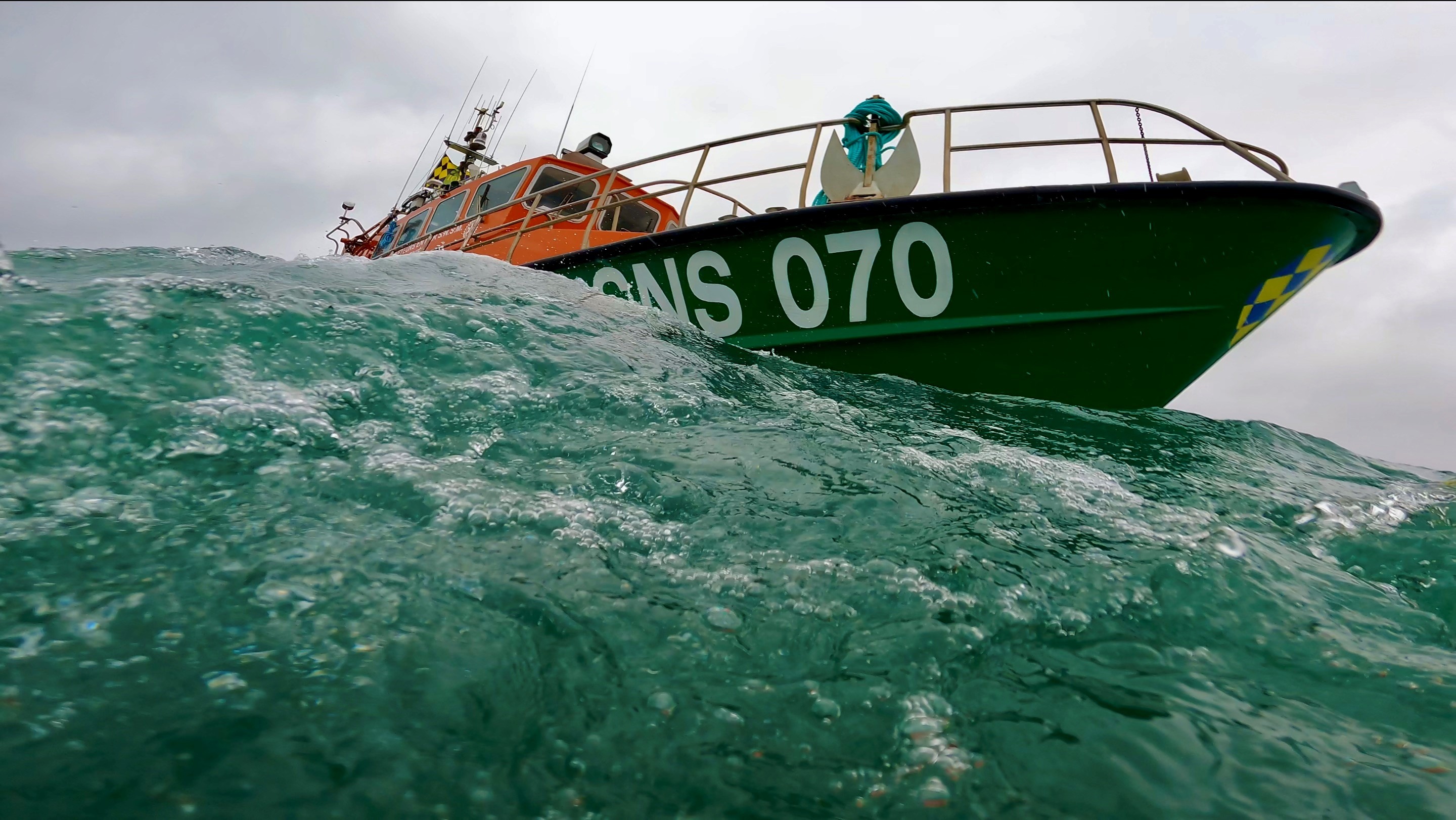 Le canot de sauvetage de la station de La Cotinière
