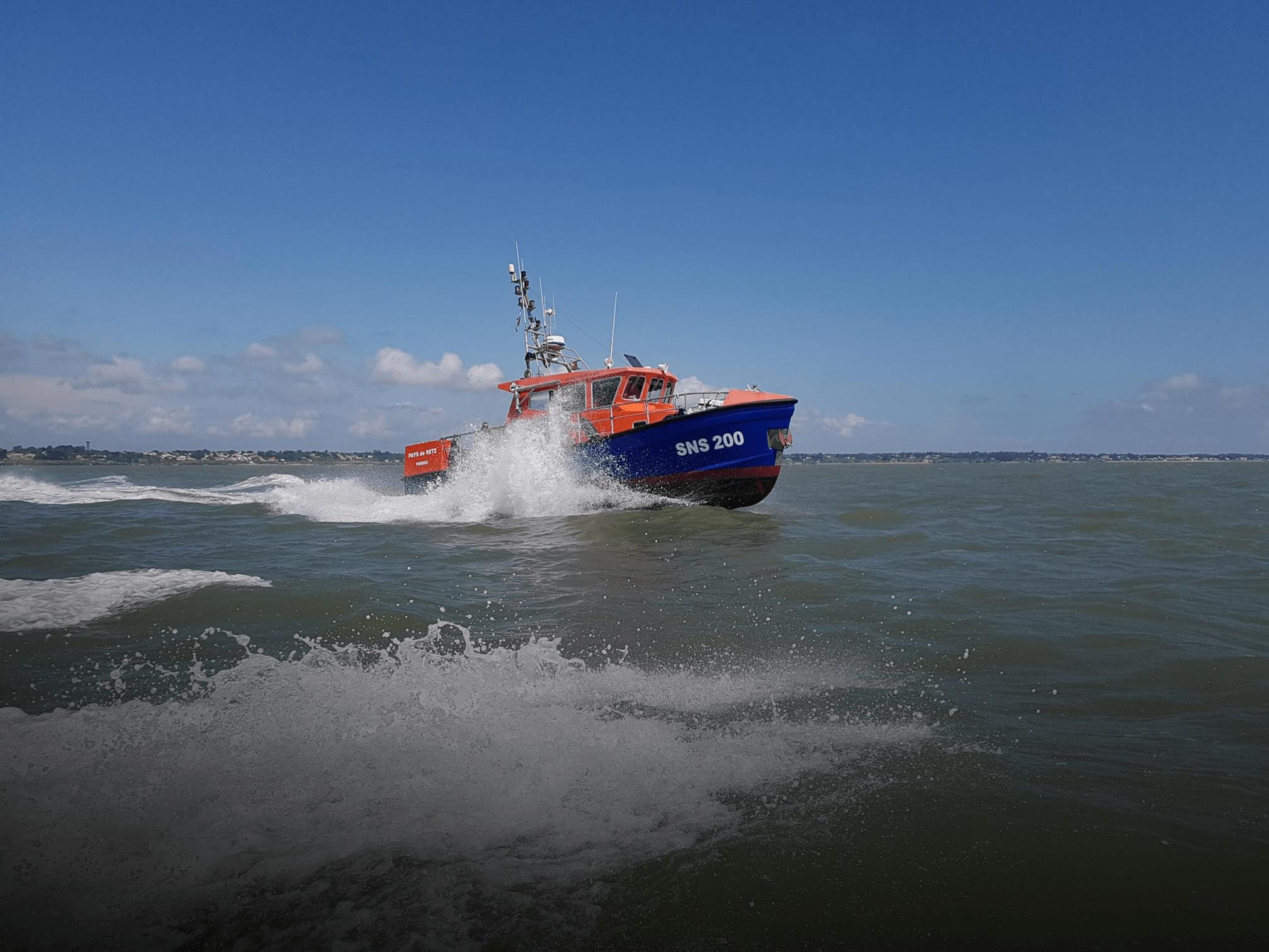 La vedette de sauvetage de la station de Pornic