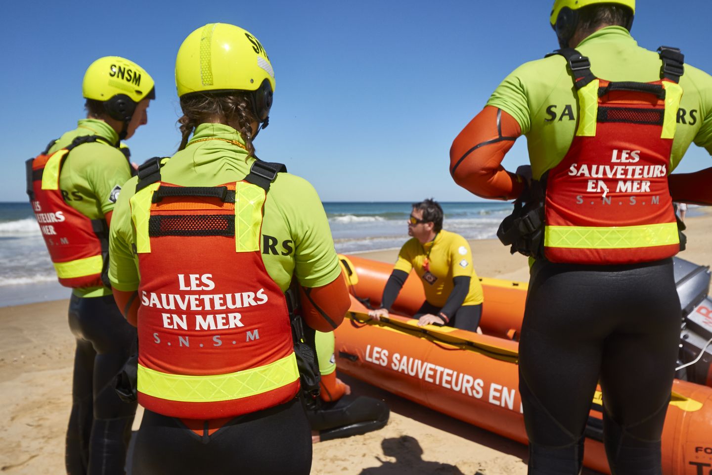 Nageurs sauveteurs en formation