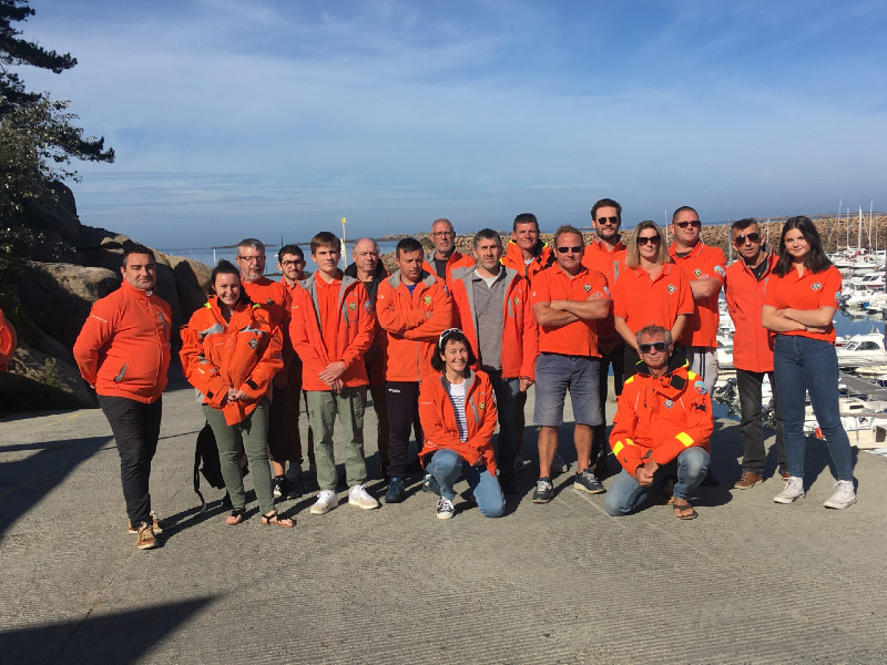 Photo de groupe de la station SNSM