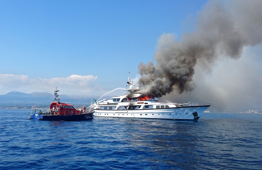 Les feux provoqués par des batteries sont très difficiles à maîtriser