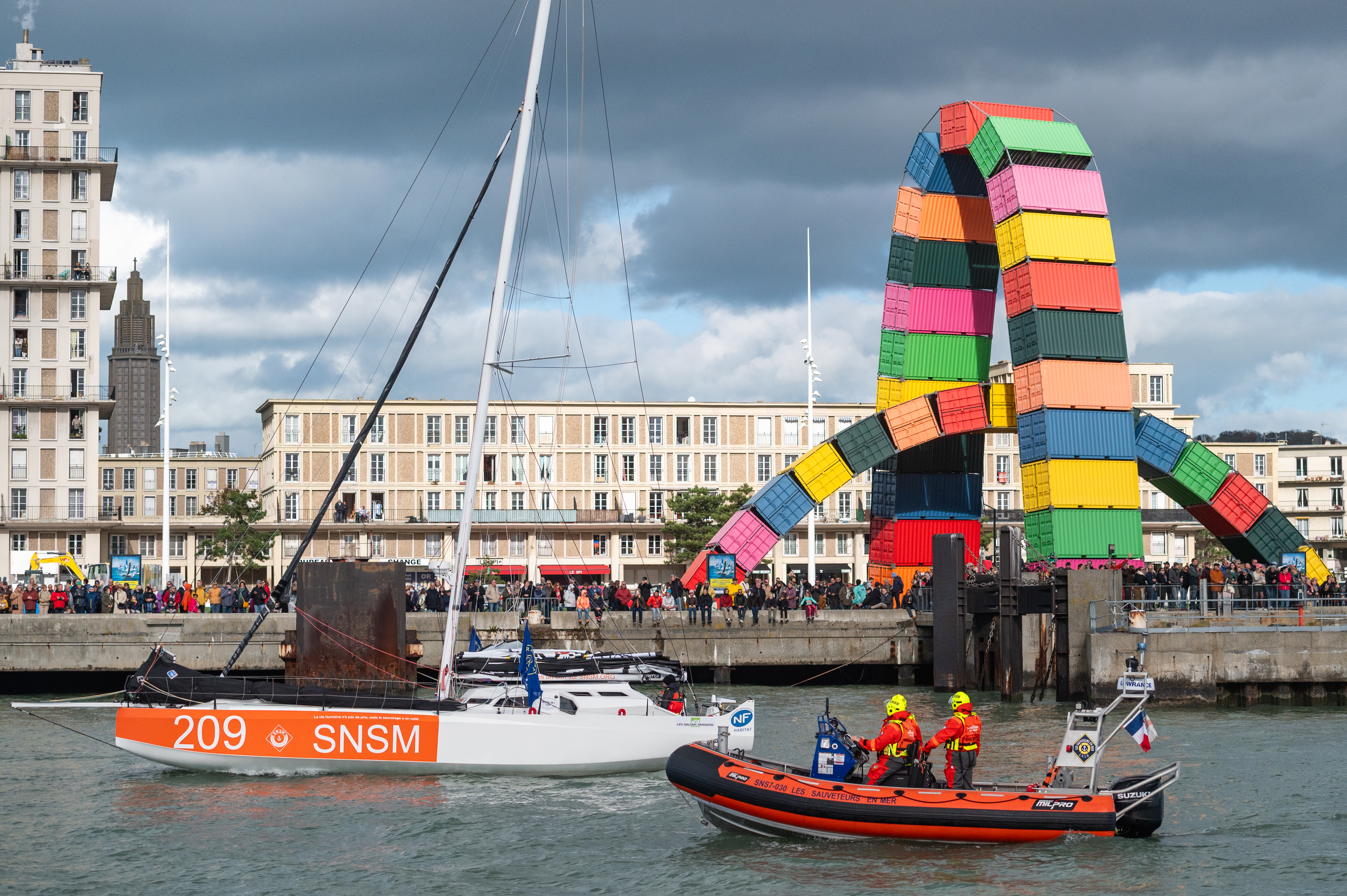 Vue depuis la vedette SNSM